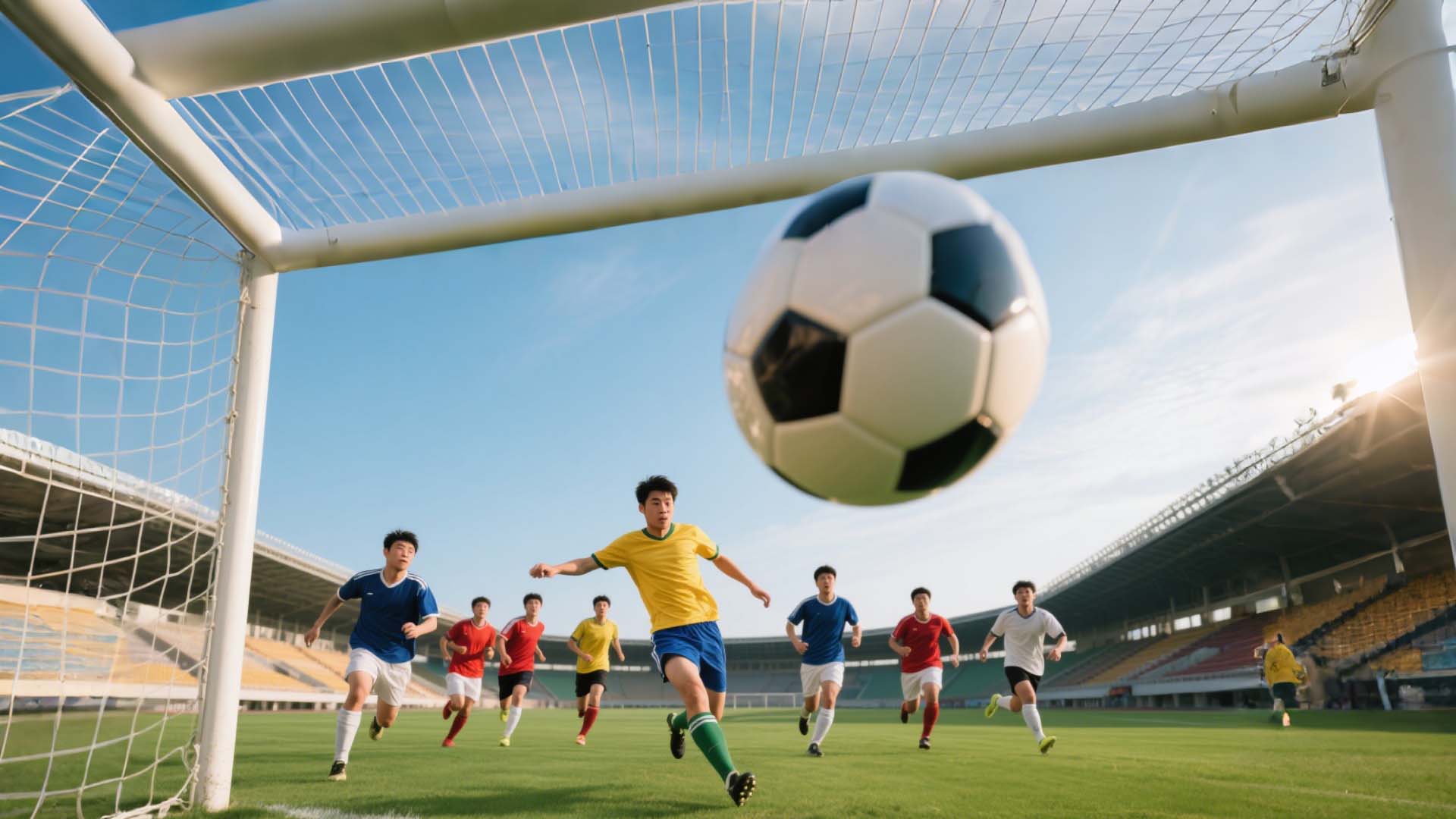 葵新俱乐部足球队比赛照片